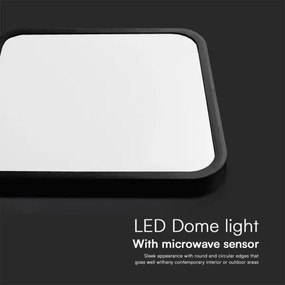 LED Kúpeľňové stropné svietidlo so senzorom LED/18W/230V IP44 4000K 29x29 cm +DO