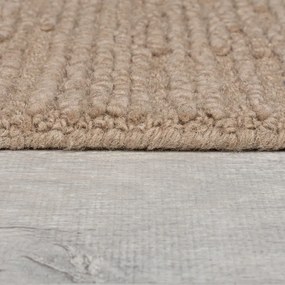 Béžový ručne tkaný vlnený koberec 160x230 cm Harris Boucle – Flair Rugs