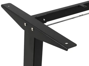 Výškovo nastaviteľná podnož stola BestBerg BBAT-FB / výška 85-130 cm / čierna