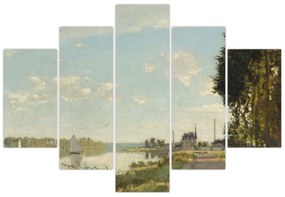 Obraz - Claude Monet, Argenteuil, reprodukcia (150x105 cm)