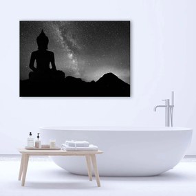 Gario Obraz na plátne Budha a hviezdna obloha Rozmery: 100 x 70 cm