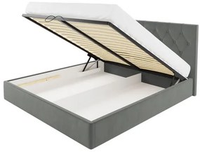 Manželská posteľ 200cm Calzone  (tmavozelená). Vlastná spoľahlivá doprava až k Vám domov. 1122015