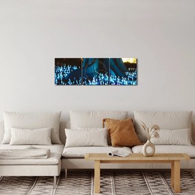 Obraz - Magický strom (s hodinami) (90x30 cm)