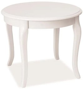Konferenčný stolík Royal 60 cm biely