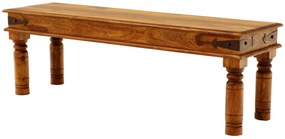 furniture-nabytek.cz - Rustikálna lavica z dreva palisander 140x40