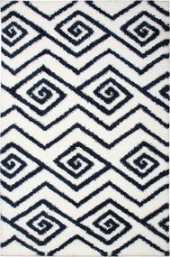 Koberec Boho 638 CREAM/NAVY BLUE rozmery koberec: 80x150 cm