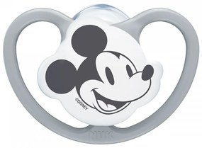 Cumlík Space NUK 6-18m Disney Mickey Mouse sivá