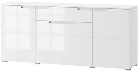 Komoda SELENE 36 180 cm biela lesklá/matná