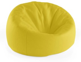 Sablio Sedací vak Cocoon Žltá - 75 x 45 x 35 cm