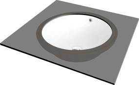 Deante Umývadlo pod dosku Alpinia ø38 cm - CGA 6U3U, keramika
