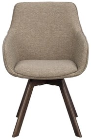 Béžové čalúnené jedálenské kreslá v súprave 2 ks Alison – Rowico