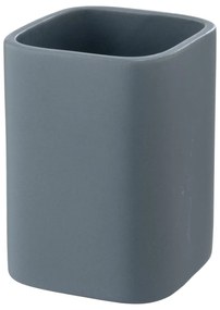 Modrý keramický téglik na zubné kefky Hexa - Wenko