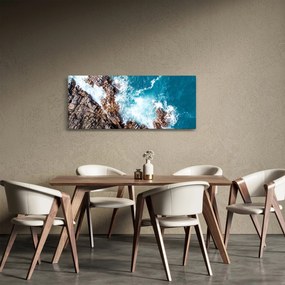 Obraz skál a mora (120x50 cm)