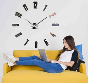 SENTOP | Moderné 3D nástenné hodiny – Elegantný doplnok do interiéru I SENTOP 12S041 analógové