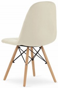 "Stolička DUMO - béžový zamat x 4" "9401 71 00 00"