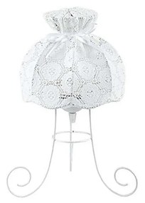 Duolla - Stolná lampa SYMPHONY 1xE27/40W/230V pr. 28 cm biela