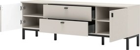 TV stolek Korfu 04 167 cm kašmírový/černý