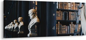 Obraz - V knižnici (120x50 cm)
