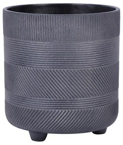 Kvetináč LC5006 čierna 19,5x21 cm