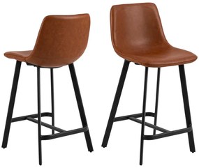 Barová stolička Oregon 93 cm brandy hnedá