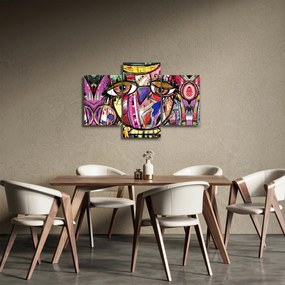 Obraz - Street art - sova (90x60 cm)