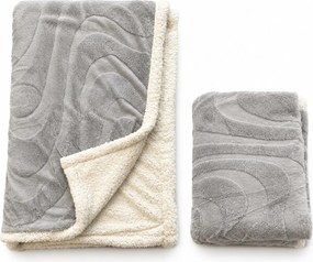 Deka luxury baranková z mikroplyšu svetlo sivá 150x200cm TiaHome