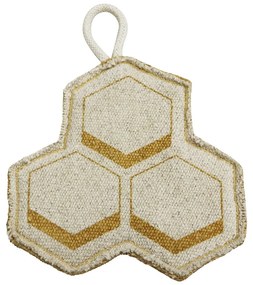 Krémový bavlnený detský hrací koberec 90x130 cm Pollination – Lorena Canals