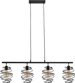 Briloner 4871-045 - Závesný luster na lanku 4xE27/60W/230V
