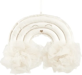 Závesná dekorácia dúha vanilka 35x27x12cm