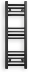 Erga Puerto, vykurovacie teleso 900x300 mm, 300W, čierna matná, ERG-LAV-GRZE-BK-3090