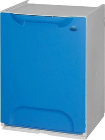 Plastový kôš na triedený odpad, 20 L, modrý