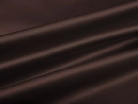 Biante Saténový záves LUX-L042 Čokoládovo hnedý 140x230 cm