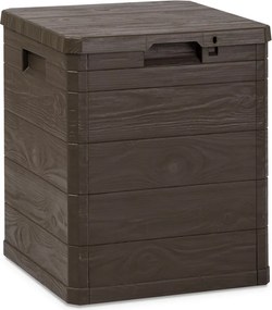 Tmavohnedý záhradný úložný box Woodys – Toomax