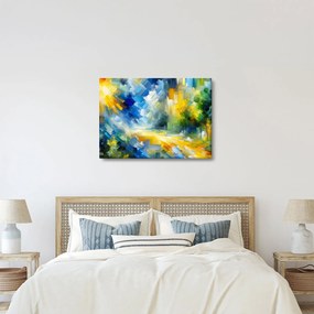 Obraz - Abstraktný slnečný deň (70x50 cm)