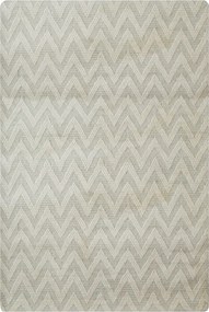 Kusový ručne tkaný koberec Woolen 5 White, 150x240, biela, obývacia izba, Asra