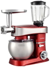 Multifunkčný kuchynský robot BestBerg BBR-2000R / 2000 W / 6 l / 6 rýchlostí / červená
