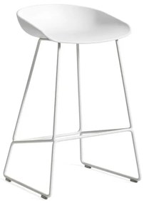 HAY Barová stolička AAS 38 Low Powder Coated Steel, white