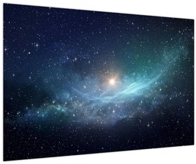 Obraz - Hviezdy a hmlovina (90x60 cm)