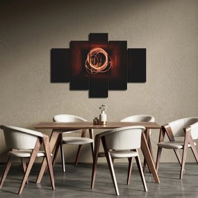Obraz - čiary v tuneli (150x105 cm)