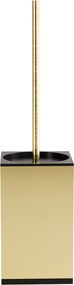 Rea Til, kovový stojan na WC s kefou, zlatá matná, REA-88099