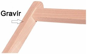 ATMOWOOD Drevené záhradné ležadlo šedé