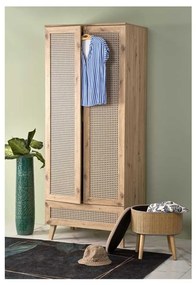 Šatníková skriňa Rustico, dub artisan