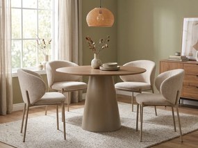 Jedálenská stolička KIOTO, kašmír/svetlobéžová