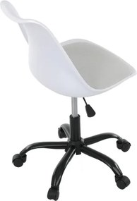 Kancelárska stolička biela KA-X7055 WT