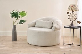Kreslo Pintina (krémová). Akcia -20%. Vlastná spoľahlivá doprava až k Vám domov. 1127304