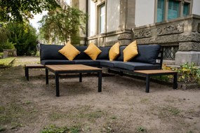 ZÁHRADNÝ HLINIKOVÝ SET MASSIMO + STOLÍK