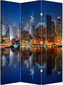 Paraván - Manhattan v noci (126x170 cm)