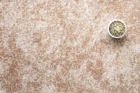 Condor Carpets, Metrážny koberec Serena 6652, na mieru, šíře 4m,5m, hnedá, filc, detská izba