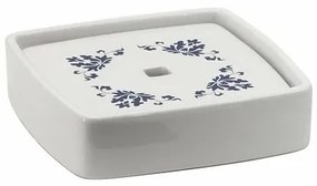 GEDY CX1189 Cixi mydlovnička na postavenie, porcelán, biela/modrá