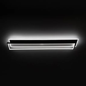 Brilagi - LED stmievateľné stropné svietidlo OUTLINE LED/90W/230V 18x100 cm biela/čierna +DO